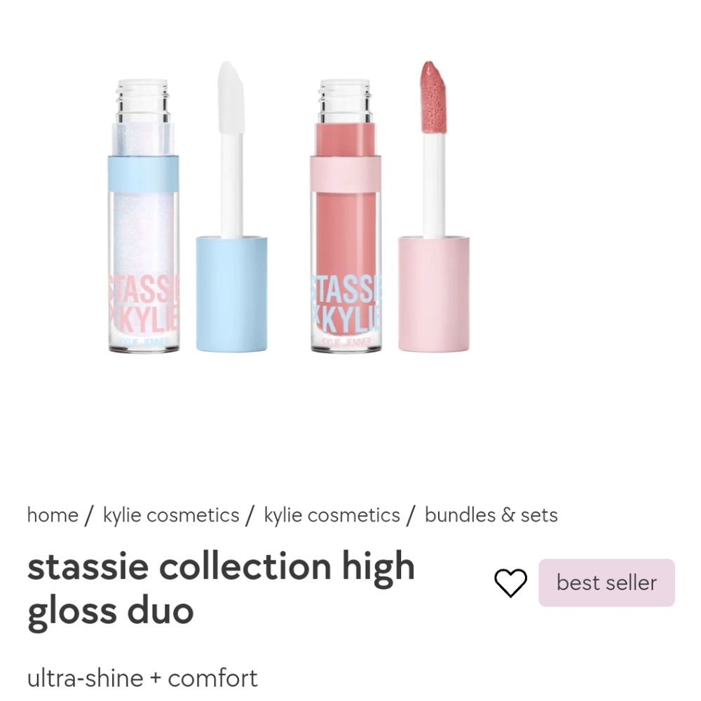 Kylie cosmetics 2 pack lip gloss set